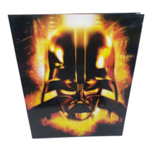 2005 STAR WARS ANIMATIONS 3 RING SCHOOL PORTFOLIO FOLDER W POCKETS LUCAS... - $9.50
