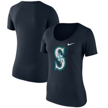 Seattle Mariners Womens Nike Logo Scoop Neck T-Shirt - Medium - NWT - £14.46 GBP