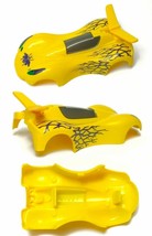 1pc 2003 THUNDER BUGS Yellow MicroScaleXtric HO Scale Slot Car Narrow BO... - £7.85 GBP