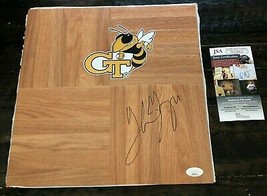 Thaddeus Young (Georgia Tech Yellow Jackets) Signed 12x12 Floor Piece W/... - £31.07 GBP
