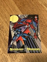 1994 Fleer Amazing Spider-Man Trading Card #96 Spider-Man and Darkhawk - £1.17 GBP