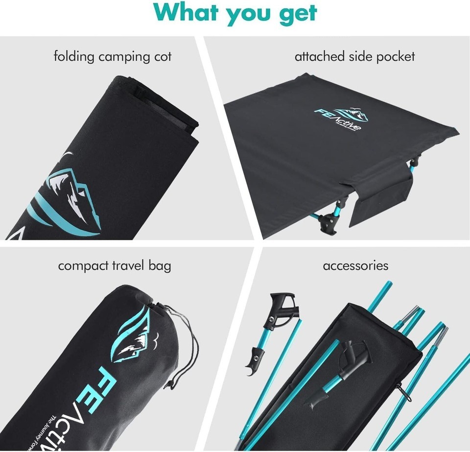 Durable Portable Camping Cot - Lightweight & Water-Resistant Sleeping Solution Item image 8