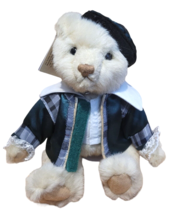 VINTAGE Bialosky Bear Shakespearean Charlie 10&quot; Plush Joints 2000 Stuffed Animal - £11.33 GBP