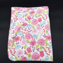 Parent&#39;s Choice Baby Blanket Flower &amp; Butterfly Walmart Pink Green Blue White - £29.06 GBP