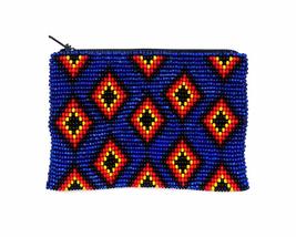 Native American Inspired Multi Diamond Pattern Czech Glass Seed Beaded C... - £18.15 GBP