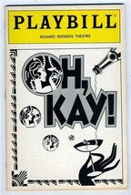 Playbill Oh Kay 1990 Angela Teek Brian Mitchell Gregg Burge - £8.88 GBP