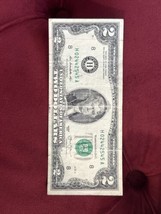 2013 $2 TWO DOLLAR BILL Low Fancy Serial Number, Decent Condition US Note. - $14.03