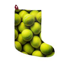 Tennis Ball Sport: Athlete Court Action, Rally &amp; Serve - Christmas Stockings - $30.73