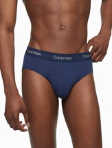 Calvin Klein Men&#39;s Ultra Soft Modern Hip Brief,  Blue Shadow,  Small - £22.20 GBP