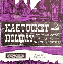 1957 Nantucket Island Holiday PB Visitor Guide Booklet Massachusetts DWNad1 - £22.95 GBP