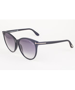 Tom Ford MAXIM 787 01B Shiny Black / Gray Gradient Sunglasses TF787-01B ... - £141.87 GBP