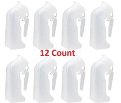 12 Pcs, Male Urinal Urine Pee Bottle With Cover Lid 1 Quart 1000 mL - $21.50