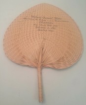 Vintage Wicker Holland Funeral Home Fan Morticians Baltimore Md Madison - £17.29 GBP
