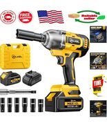 Versatile Brushless Impact Gun with 2x 4.0Ah Batteries &amp; Fast Charger - ... - $1,751.13 MXN