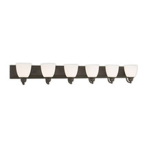 Livex Springfield 6 Light Vanity Light In Bronze - $8,266.90 MXN