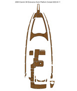 2000 Cranchi 39 Endurance Swim Platform Cockpit Pad Boat EVA Teak Deck F... - $2,323.73 CAD