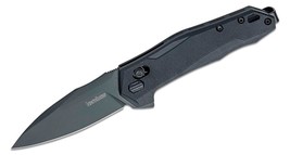 Kershaw 2041 Monitor DuraLock KVT Flipper Knife 3&quot; D2 Black Oxide Spear ... - £72.64 GBP