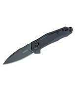 Kershaw 2041 Monitor DuraLock KVT Flipper Knife 3&quot; D2 Black Oxide Spear ... - £72.41 GBP