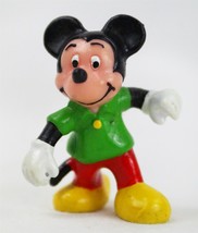 VINTAGE 1980s Walt Disney Mickey Mouse 2" PVC Action Figure Hong Kong - $9.89