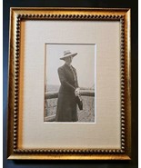 Vintage 1940s Gold Framed Photo Adelaide Estelle Ward Scott Stowe Vermon... - $25.48