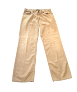 Men’s Eddie Bauer Corduroy Pants Light Brown Straight Fit Size 38x34 - $17.83