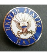 NAVY USN LARGE LAPEL HAT PIN BADGE 1.5 INCHES USA - $6.67