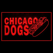 110185B Chicago Hot Dog Fast Food American Mustard Chili Display LED Lig... - £17.23 GBP