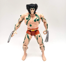 Weapon X Wolverine X-Men 5&quot; Action Figure 1992 Toy Biz Used Marvel Logan... - $109.78 MXN