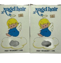 Angel Hair Vintage 2 Boxes 1 oz each Union Wadding Company Made in USA C... - $24.16