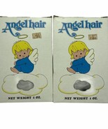 Angel Hair Vintage 2 Boxes 1 oz each Union Wadding Company Made in USA C... - $32.81 CAD