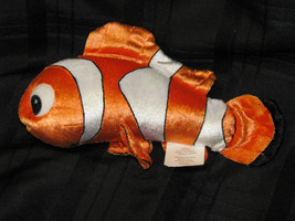 Disney Finding Dory Core Nemo Plush Doll Figure Orange White Tropical Fish Toy - £11.22 GBP