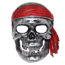 Pirate Skull Mask Ghost Halloween Cosplay Scary Retro Horror Face Mask U... - $14.47
