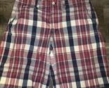 Polo Ralph Lauren ~ Men&#39;s Pink Blue Plaid Casual Shorts Cotton  ~ 32 - £17.31 GBP