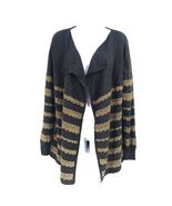 Vip Women&#39;s Size Medium Long Sleeve Gray &amp; Gold Sweater - €17,13 EUR