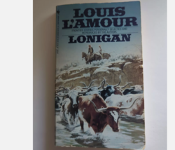 Lonigan Western Paperback Book by Louis L&#39;Amour from Bantam Books 1988 - £2.38 GBP