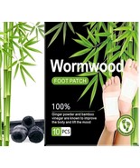 Sol Lora ~ Ten (10) WORMWOOD Foot Patches ~ Bamboo ~ Vinegar ~ Ginger Cl... - $28.06 CAD