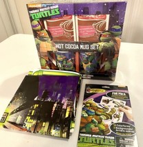 Nickelodeon 2016 Teenage Mutant Ninja Turtles Mug Gift Set Activity Mat And Book - £17.29 GBP