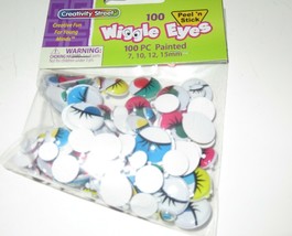 Brand New Creativity Street Assorted Wiggle Eyes, 100 Count - $3.80