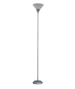 Room Essentials™ ~ 3-Way Switch ~ Floor Lamp ~ Gray Finish ~ Plastic Shade - $68.77 CAD
