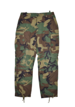 Vintage Camo Cargo Pants Mens L US Military Combat Trousers Woodland Arm... - £19.67 GBP