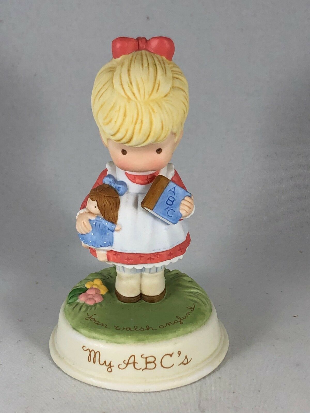 Vintage Avon Pretty Little Girl Porcelain Figurine - Joan Walsh Anglund MY ABCs - $11.88