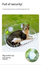 Clear Cat Window Perch Space Capsule Bed - Strong Suction Cup Sunbath Se... - $34.64