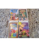 4 Disney VHS Tapes Clamshell Cases Mermaid Babe in City Bambi &amp; Babe Sealed - $4.90