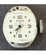 VINTAGE - ELGIN 744 LADIES 19J USA WATCH MOVEMENT For Part Or Repair - $11.87