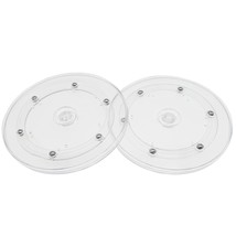 2 Pack 6&quot; Lazy Susan Turntables Acrylic Ball Bearing 360 Degree Rotating... - £18.53 GBP