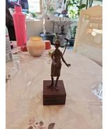 Woman Golfer Bronze Sculpture Darn It Philip Kraczkowski Wells 6.75 Angr... - $46.23 CAD