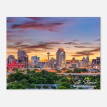 San Antonio Texas Skyline Poster Print Wall Art | San Antonio Cityscape Home Dec - $19.99