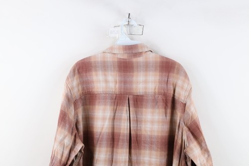 Vtg Y2K Carhartt Womens 2X Loose Fit Rugged Flex Flannel Collared Button Shirt Item image 13