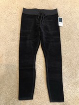 Juicy Couture Black Label Stretch Velour Rodeo Drive Leggings Size XS NWT - £29.81 GBP