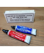 VTG 1950s Special PayMaster System Check Writer Red &amp; Blue Ink One Set E... - $175.40 CAD
